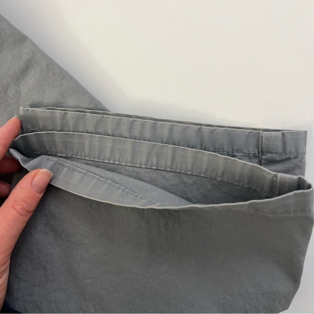 Men's Calvin Klein Gray Cotton Dress Pants Size 30x29 - Picture 8 of 11